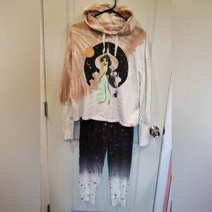 Disney Princess Jasmine Hoodie and Jogger Pants Pajama lounge set
